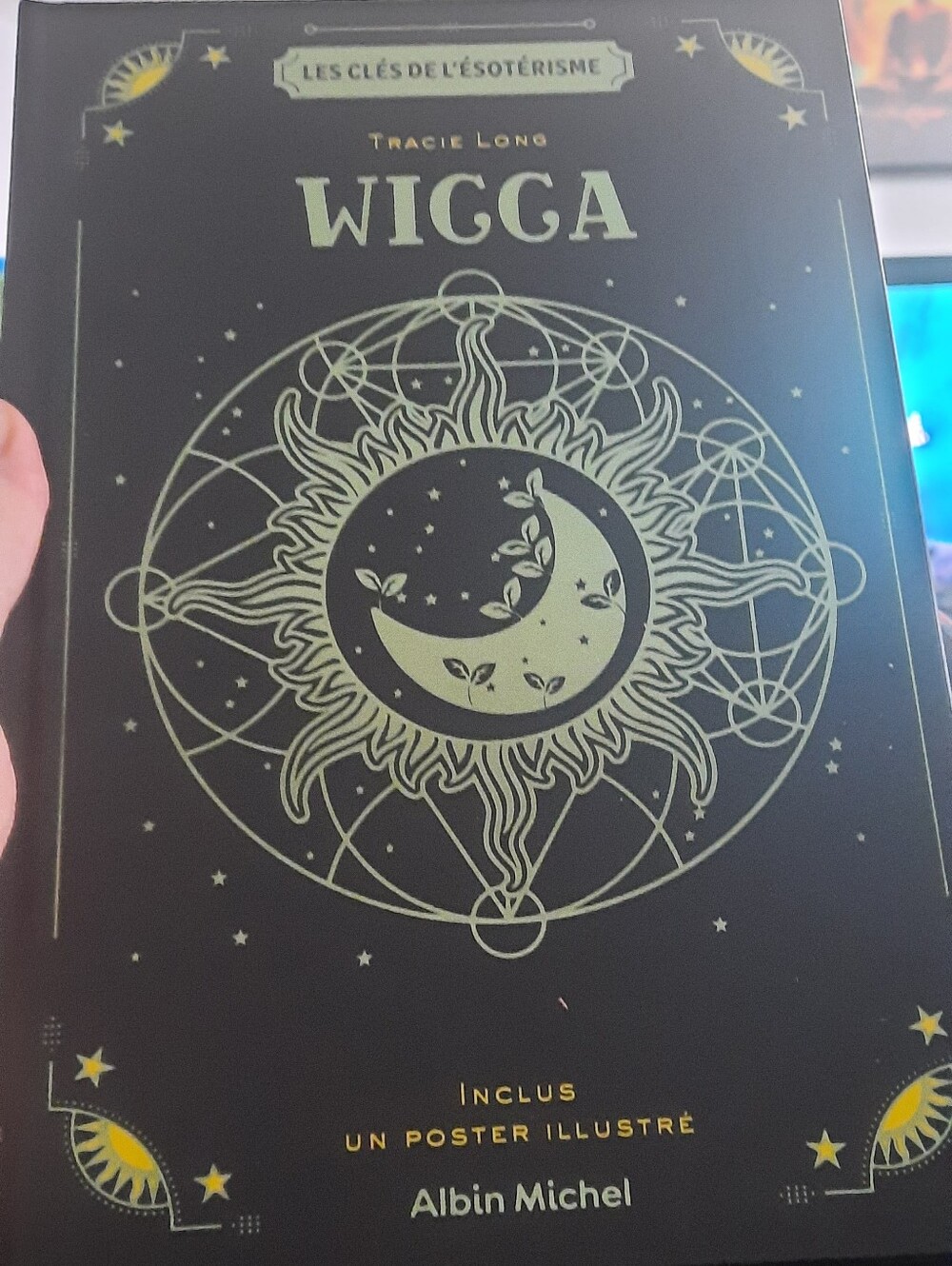 French Black And Gold Wicca Book